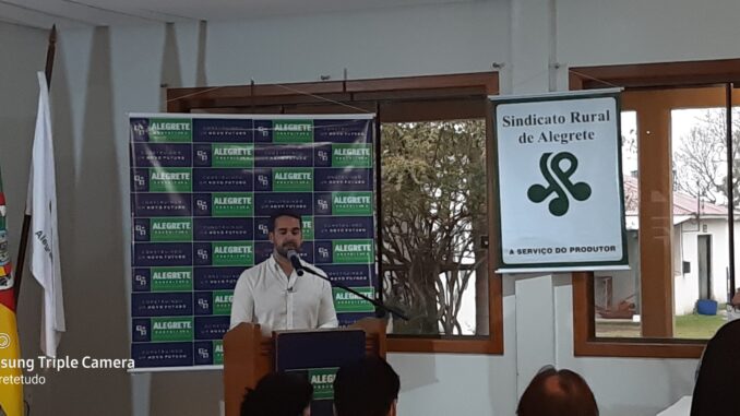 Governador Eduardo Leite em Alegrete