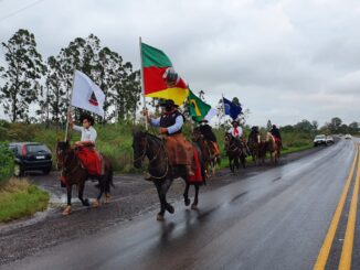 Festejos Farroupilhas - Chegada da Chama