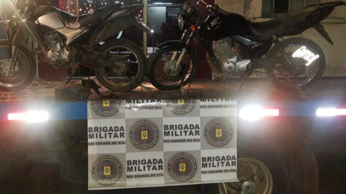 Abordagens precisas da Brigada Militar recuperam duas motos furtadas