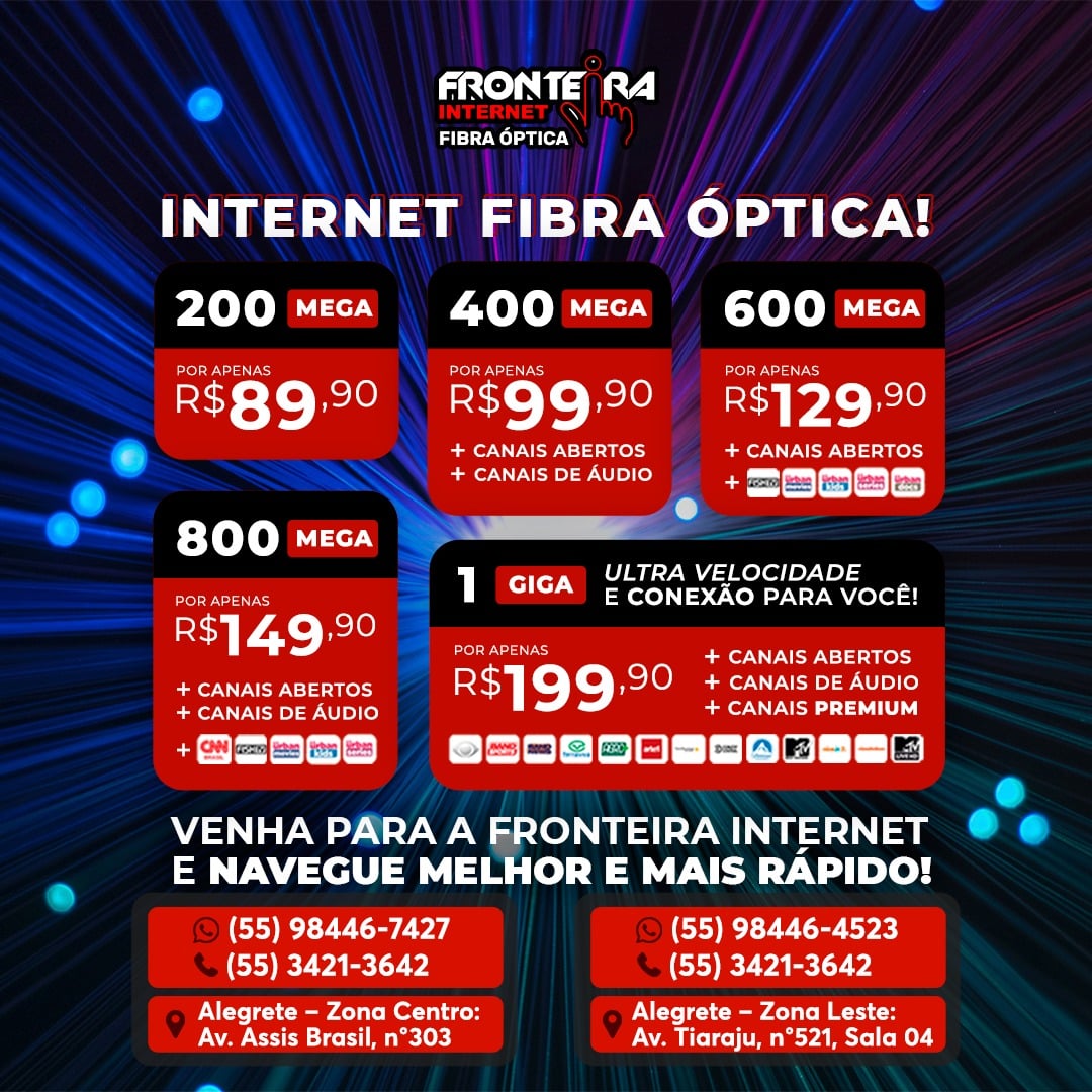 Fronteira Internet Traz Para Você O Melhor Em Conectividade Alegrete Tudo 7724